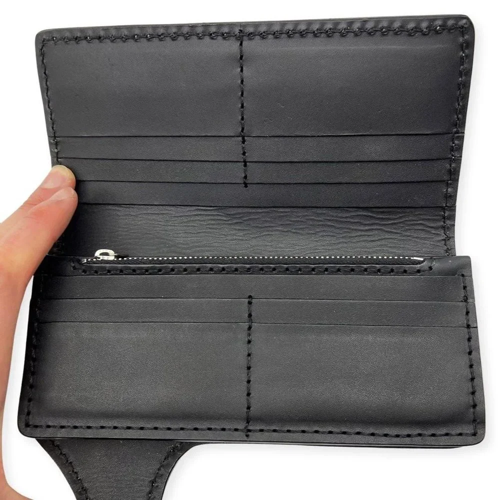 Rockertype koi Leather Wallet Black